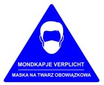 CRNA-MNDKP - mondkapje verplicht -POOLS_UniekeStickers